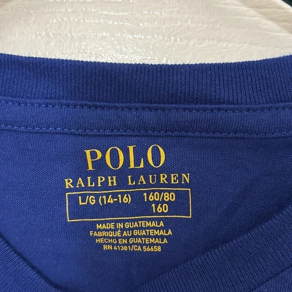 Polo Ralph Lauren bear navy T shirt NWT large - Picture 3 of 7